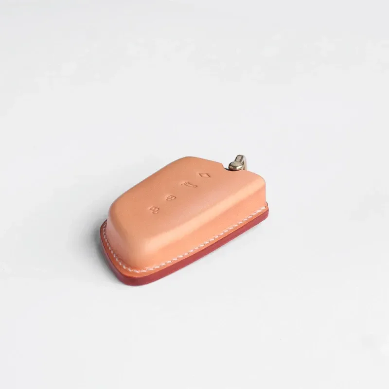 for BMW X5 X4 X3 X1 X7 Leather Handmade Customized Key Bag Simple Texture Key Cover