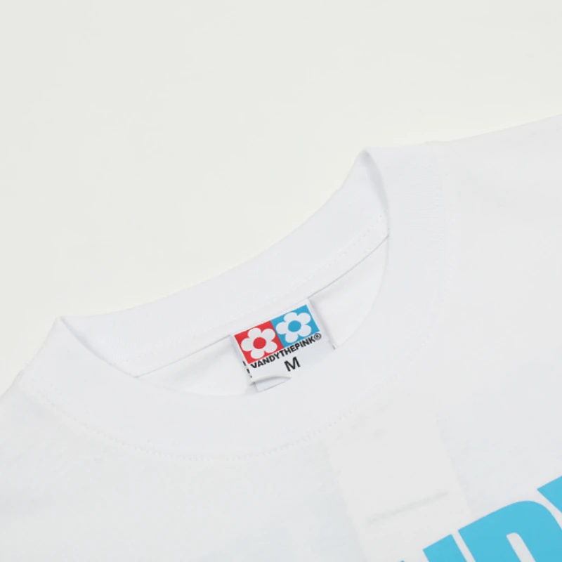 جديد فاندي HEP INK تي شيرت الأمريكية شارع العليا الكرتون رسالة مطبوعة قصيرة الأكمام الصيف فضفاضة عادية زوجين تي شيرت كامل