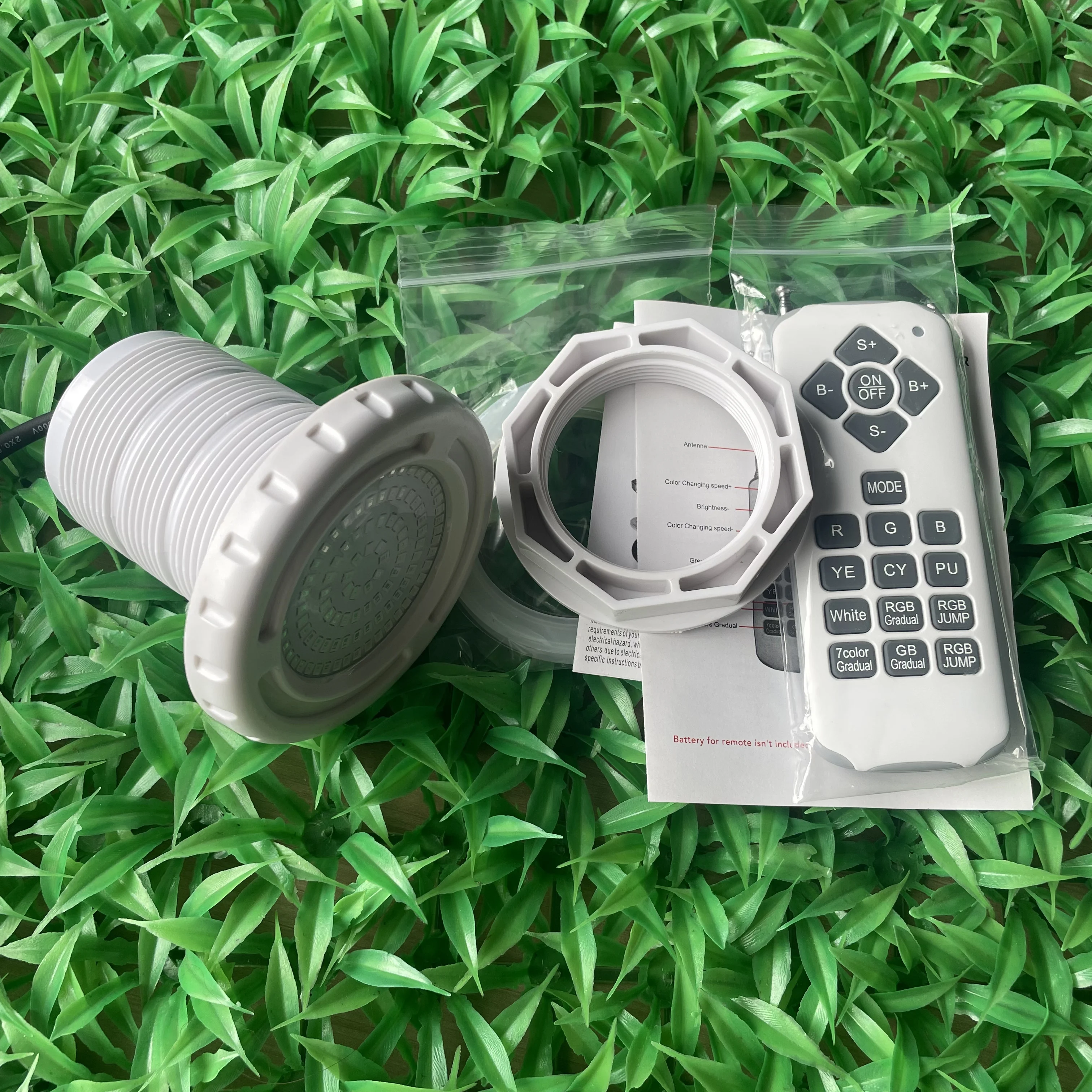 LED Underwater Swimming Pool Lights RGB Color Changing AC/DC12V 10W IP68 Waterproof Lamps With Remote Controller Wedding Party