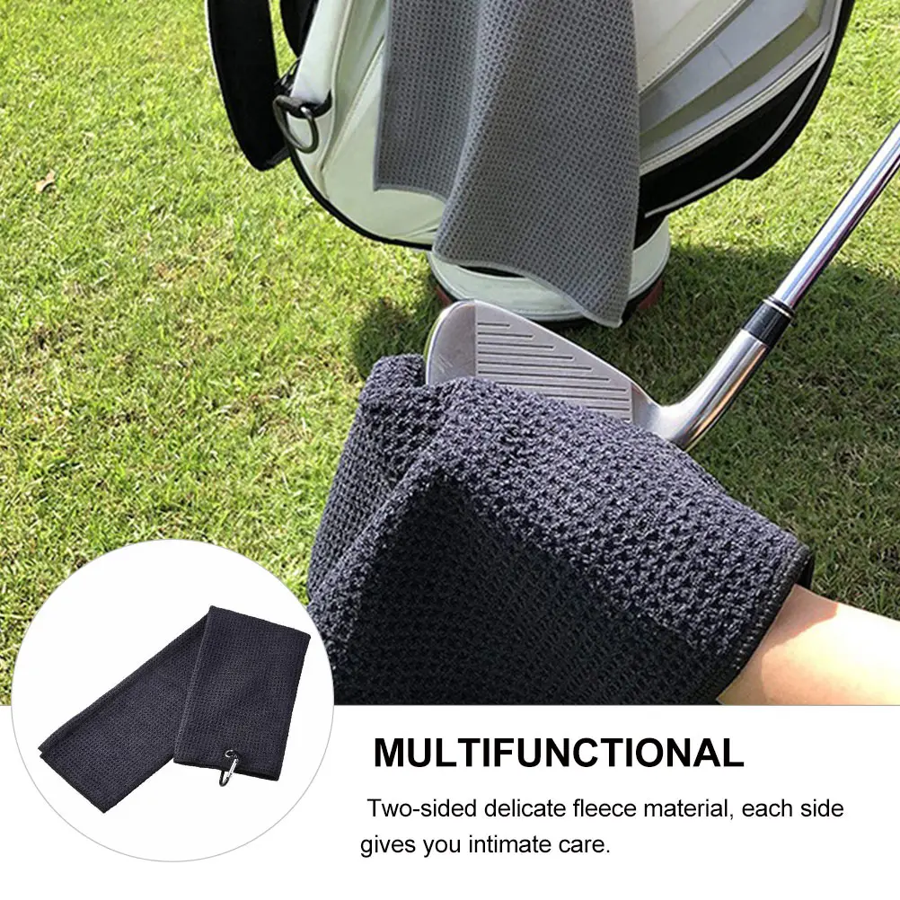 

Waffle Towel Outdoor Sports Swimming Absorbent Microfiber with Hook Sweat-absorbent Gym