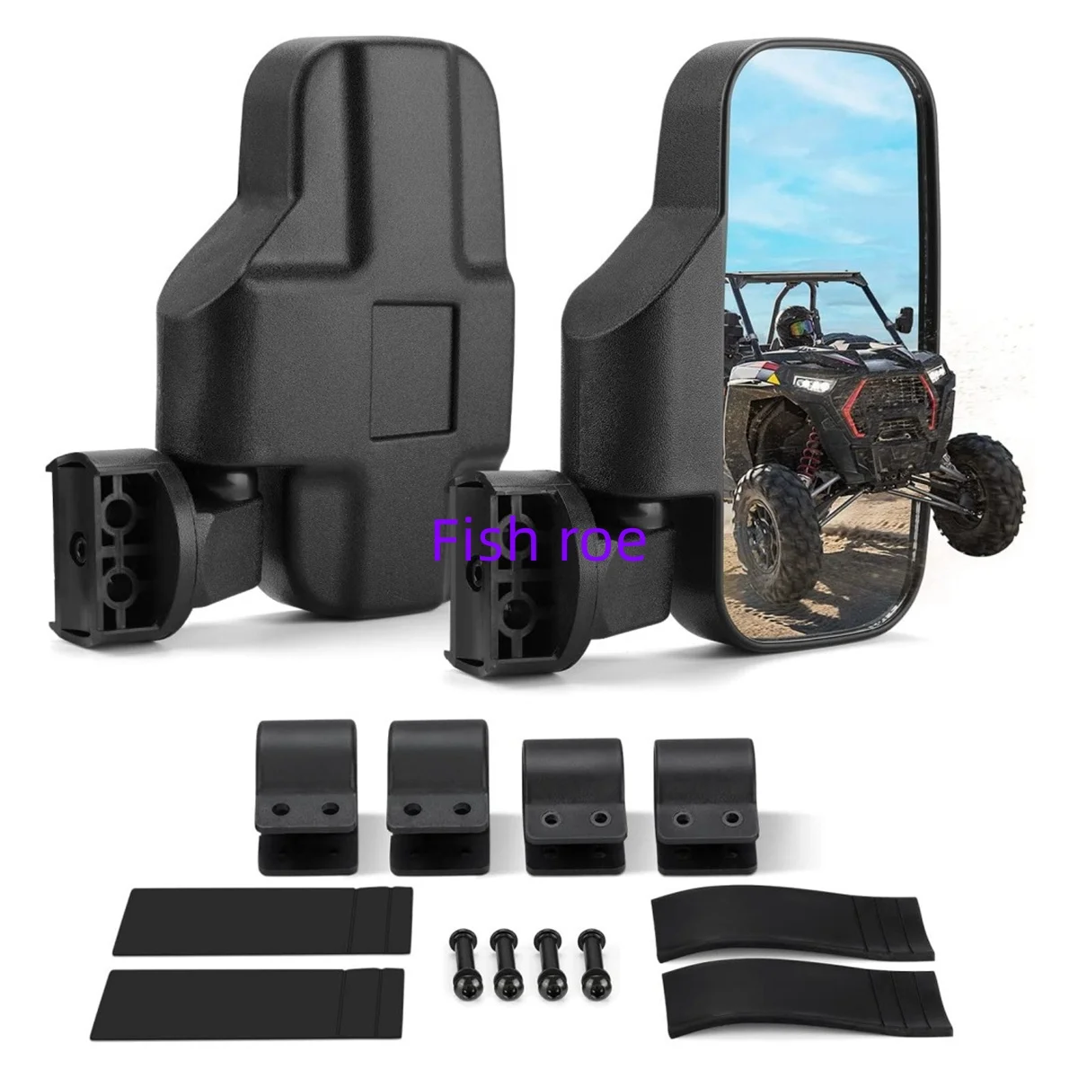 UTV all-terrain beach off-road vehicle secondary mirror, rearview mirror, side mirror modification, rearview mirror