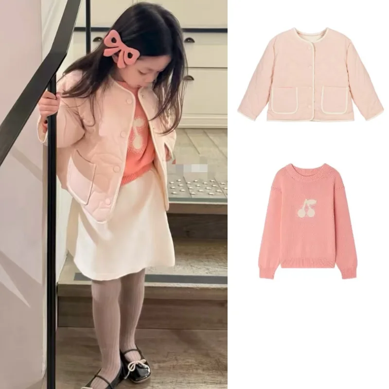 giacche-in-cotone-per-ragazze-nuovi-arrivi-autunno-2026-trench-leggero-rosa-alla-moda-maglione-in-cotone-con-stampa-ciliegie-per-ragazze