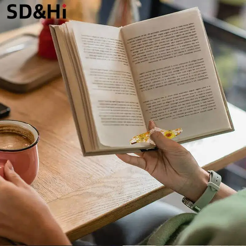 Support de pouce pour livre, fournitures de bureau, 1 pièce