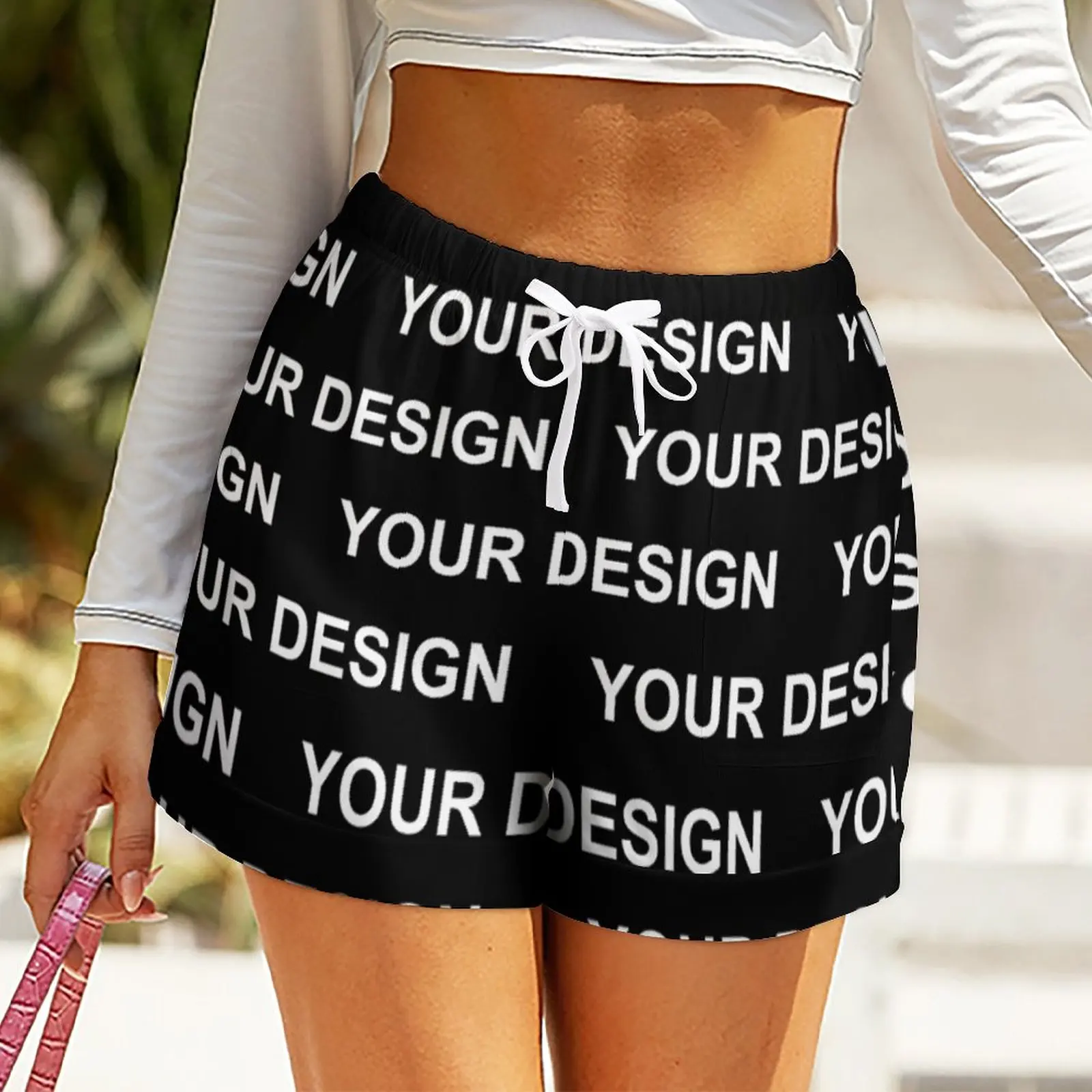 Add Design Customized Shorts Custom Made Your Image Cute Shorts Summer Graphic Short Pants With Pocket Casual Bottoms Large Size