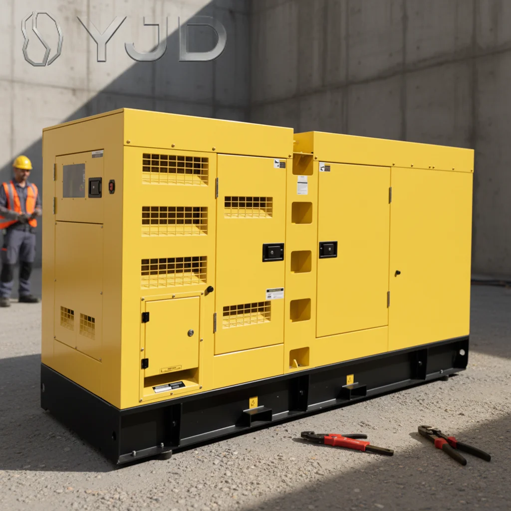 100KVA Waterproof Silent Diesel Genset with 24H Fuel Tank for Telecom Tower
