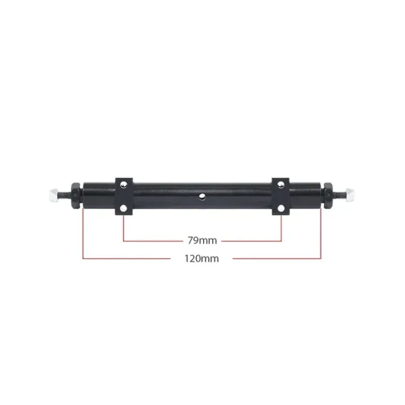 المحور الخلفي المعدني غير بالطاقة 120mm140mm لشاحنة مقطورة RC 1/14 Tamiya لتقوم بها بنفسك أجزاء ترقية التعديل