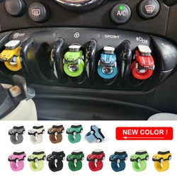 Silicone Car Model Button Cover Ornaments Start Stop Button Stickers For Mini Cooper F56 F54 F55 F57 F60 Countryman Accessories