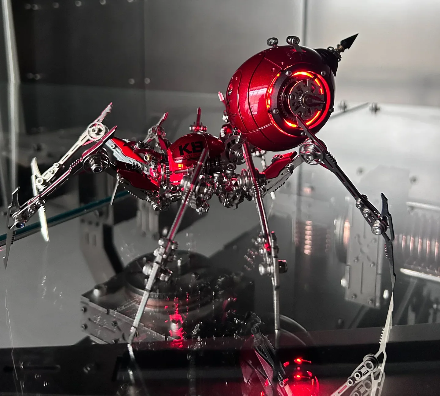 3D Puzzle Metal Exquisite Spider Assembly Model Kits High Difficulty DIY Steampunk Mechanical Insect Toys for Boys Adults Gift view 6