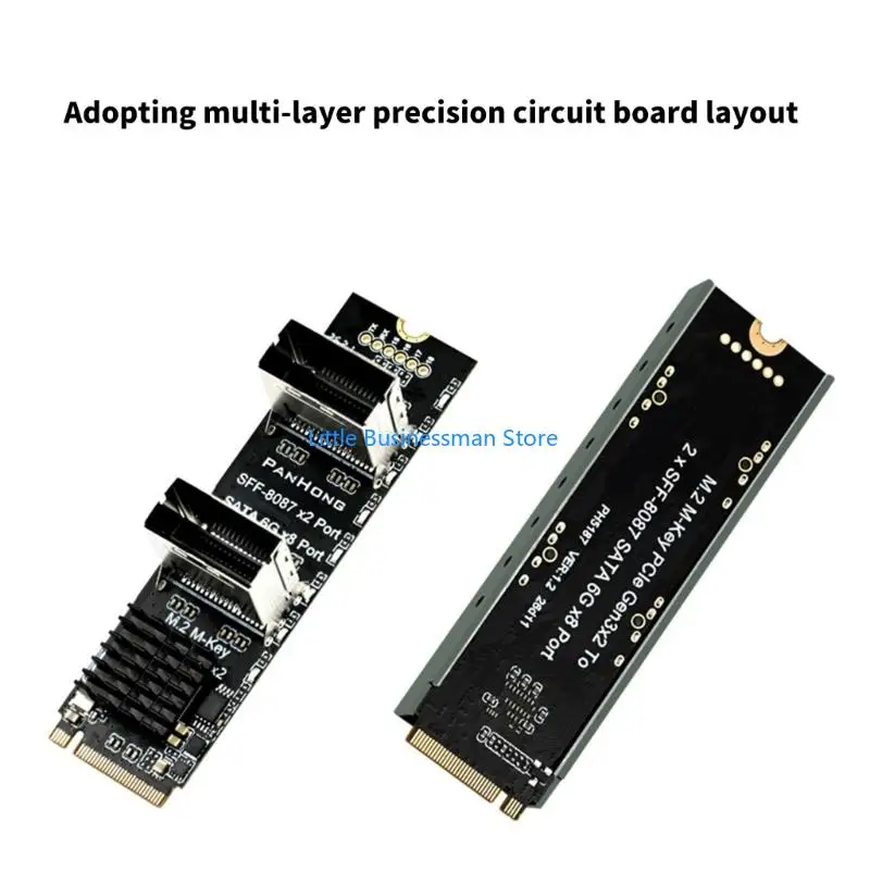 Two SFF-8087 M Card for Archive Array Storage Layout Control Use M76A