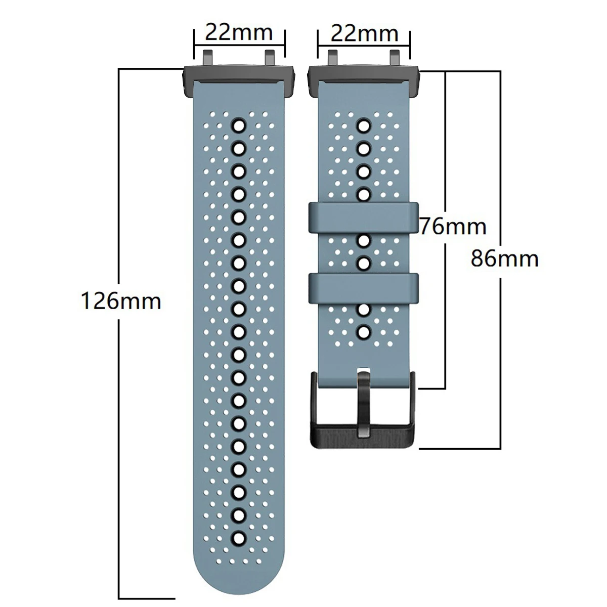 حزام سيليكون قابل للتنفس لساعة Huami Amazfit T-Rex 3 T-Rex2 سوار رياضي لساعة Amazfit T-Rex Pro/Ultra Smartwatch