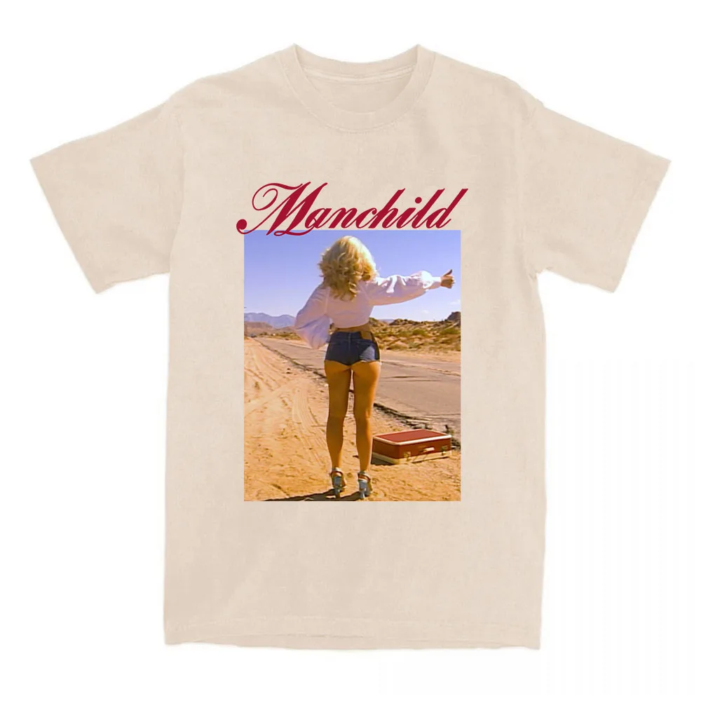 Frauen Männer T Shirt Manchild Foto Druck T-shirt Sabrina Carpenter Sänger Grafik T-shirts Baumwolle Sommer Oansatz Mode Weibliche Tees