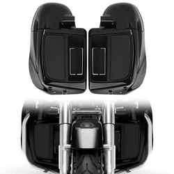 Motorcycle Accessories For Harley Touring Street Glide Ultra Road King 2014-up Gloss Black Lower Vented Leg Fairing Glove Box