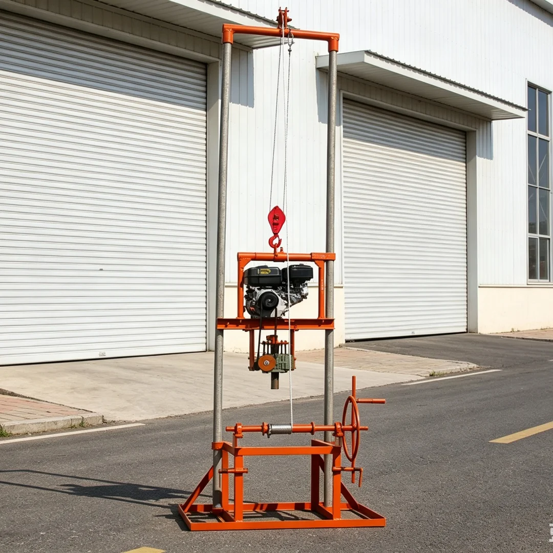 Customized Gantry‑type Borehole Drilling Rig Small Water Well Drilling Machine For Orchard And Farmland Water Intake