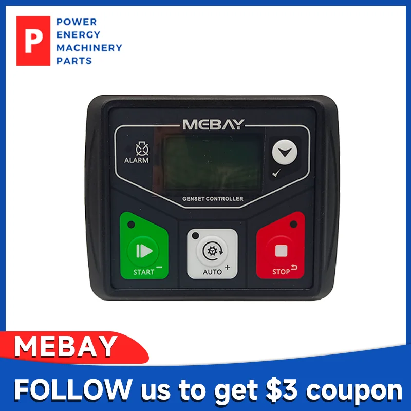 Original Mebay DC30D Small Diesel Generator Control Module genset Controller Panel USB programmable PC Connection