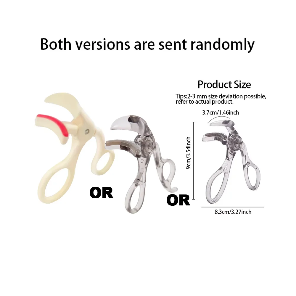 듀얼 타입 속눈썹 컬러(빗 포함) – 와이드 및 부분 클립 옵션, 방수, 오래 지속, 자연스러운 컬, 유니섹스 인증