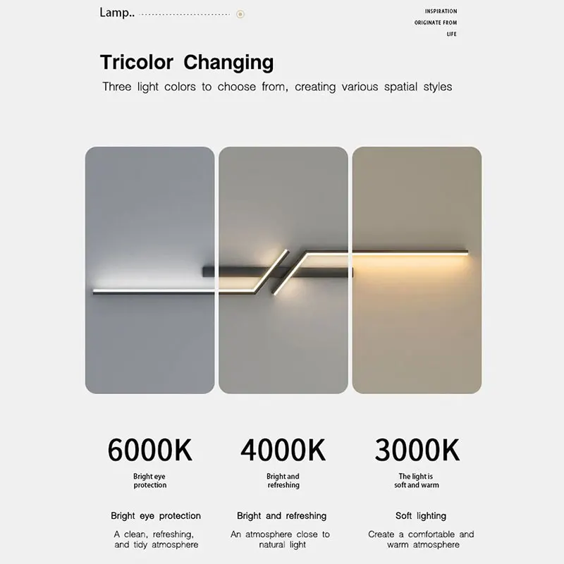 Nordic LED Wall Lamps for Corridor Aisle 60cm/80cm/100cm Interior LED Wall Lights Wall Sconce Lighting for Kitchen Dinning Room