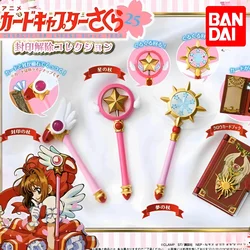 Bandai Genuine Gashapon Kinomoto Sakura 4pcs Star Wand Dream Wand Action Figure raccogliere il modello regali giocattoli