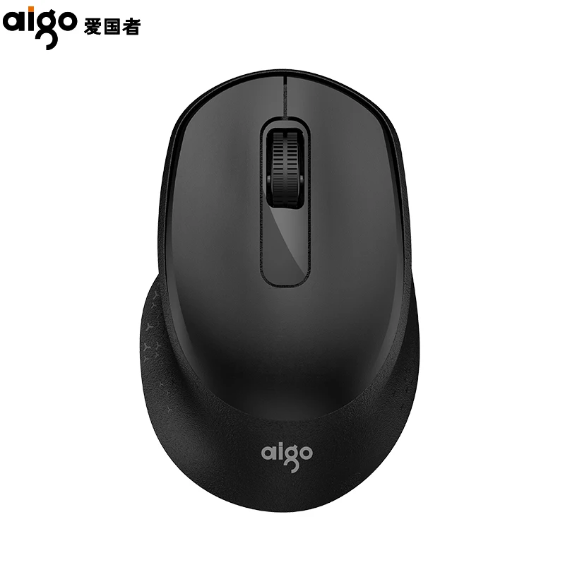 Aigo-Mouse Empresarial Sem Fio, 2.4G, USB, Óptico, Ergonômico, Universal, Óptico, Ergonômico, Ajuste para Laptops de Escritório