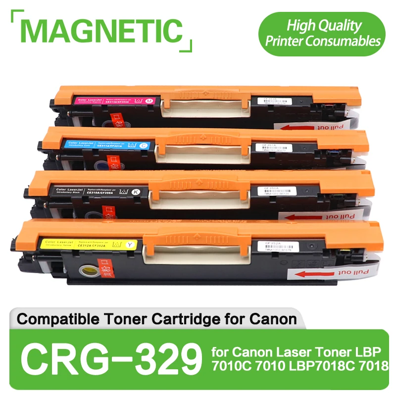 Toner Cartridges Gadget CRG329 329 729 729 129 Compatible Toner Cartridge for Canon Laser Toner LBP7010C 7010 LBP7018C 7018