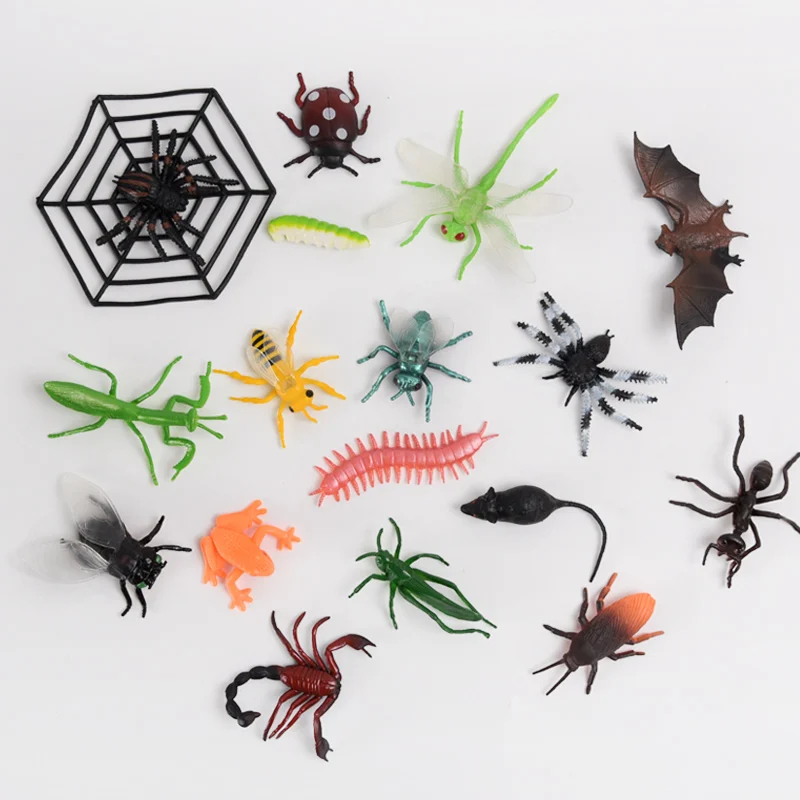 

Модели игрушек с имитацией насекомых, паутины, стрекозы, цикады и другие научные образовательные пособия для детей