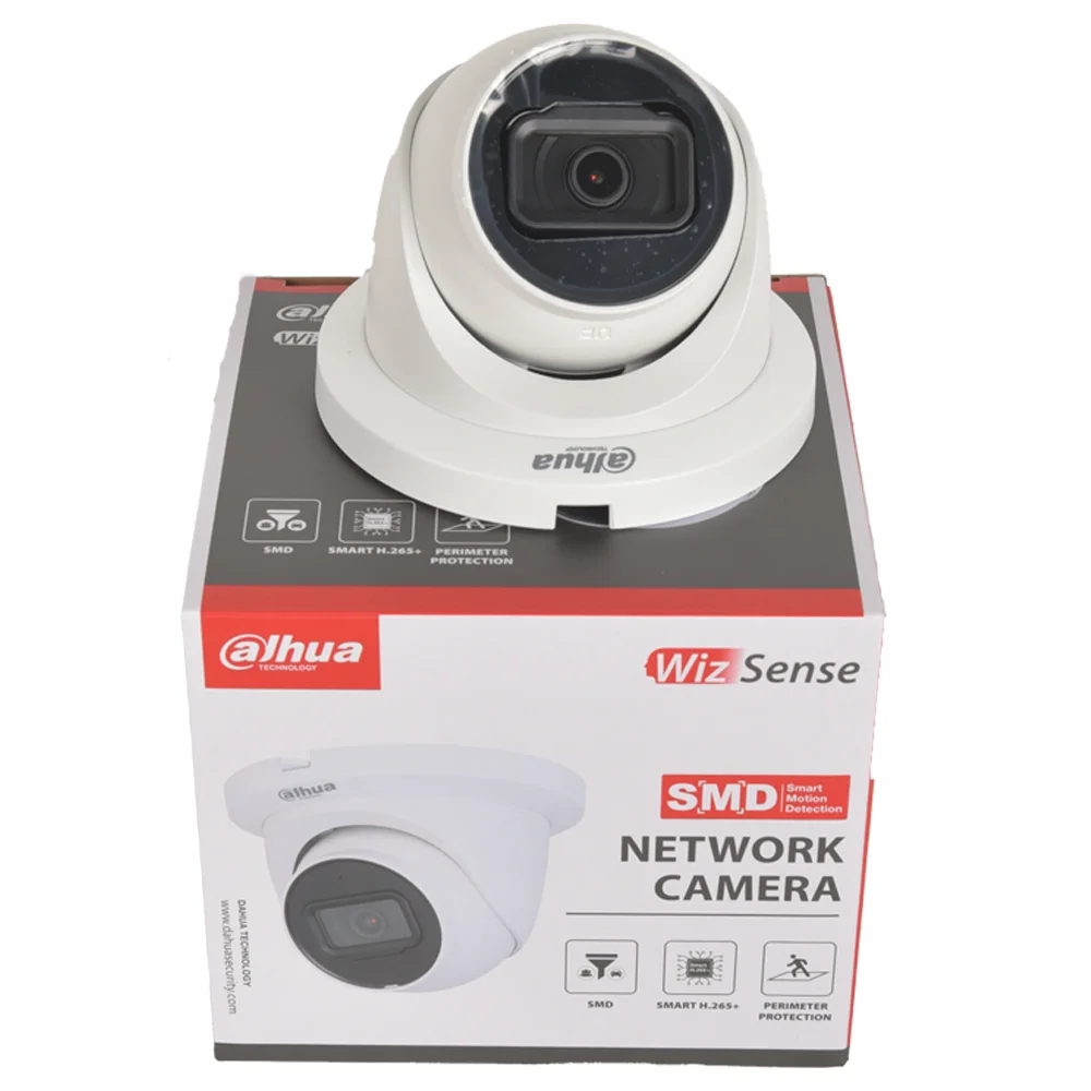 Imagem -04 - Dahua-ir Câmera de Rede Globo Ocular Focal Fixo Wizsense Poe ir Build-in Mic Slot para Cartão sd 8mp 4k Ipc-hdw2841tm-s Ipc-hdw2441tm-s