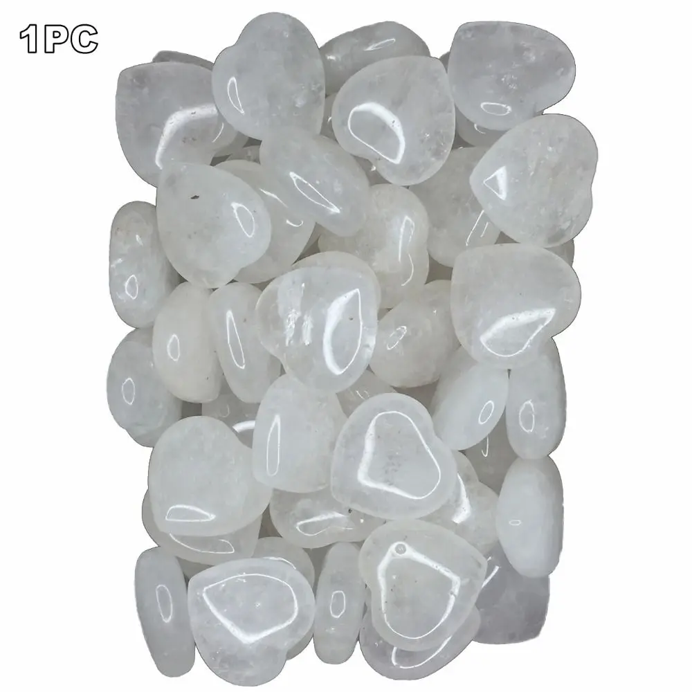 الحرف اليدوية القلب الطبيعي كريستال متعدد الألوان شقرا القلب أحجار استشفاء DIY بها بنفسك اكسسوارات ديكور المنزل قلادة الأحجار الكريمة