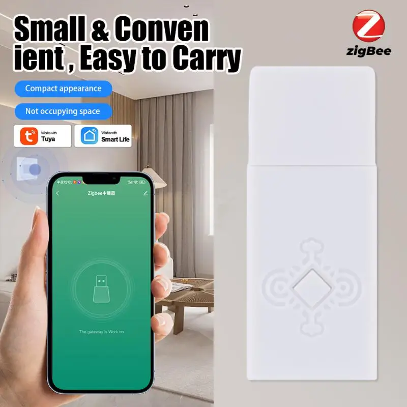 AUBESS Tuya ZigBee 3.0 Signal Repeater USB Extender For Smart Life ZigBee Devices Mesh Home Assistant Automation