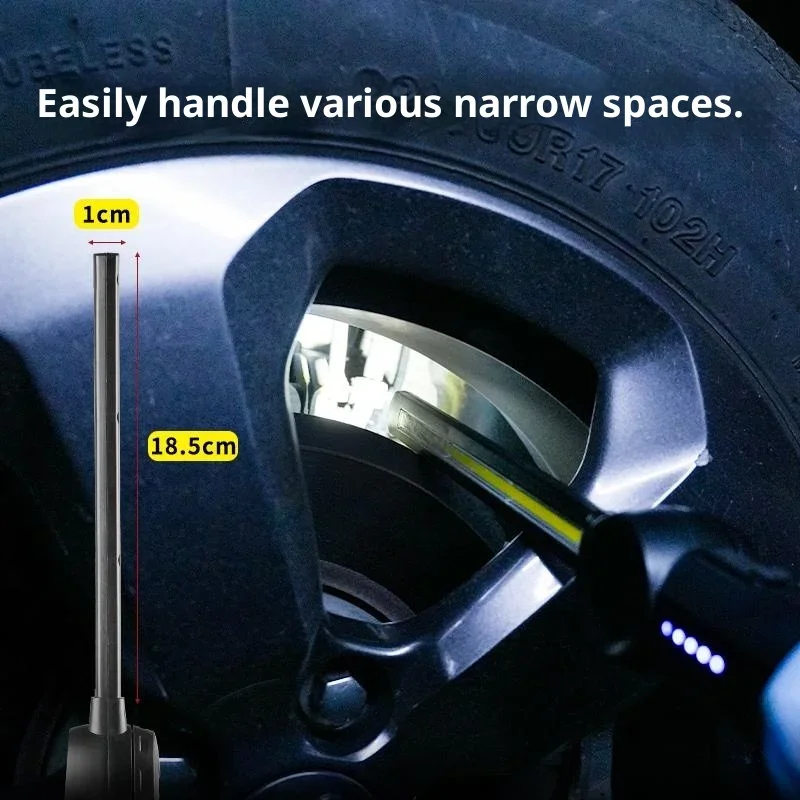 FUNAYA  Auto Repair Work Flashlight with Rechargeable Magnetic SuctionLong Strip Gap Light Endurance for Car Repair