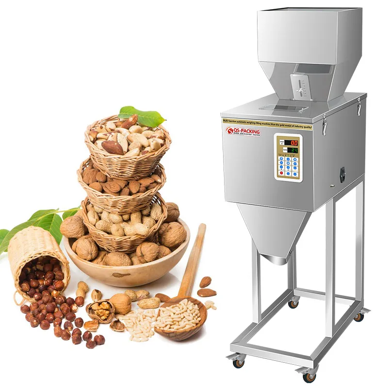 

Auto Bag Weighing Filling and Sealing Machine Filling Machine for Small Industries Nuts Filling Machine Package