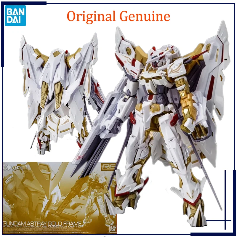 

Original Genuine RG 1/144 MBF-P01 Gundam ASTRAY GOLD FRAME PB Limited Bandai Anime Model Toys Action Figure Gifts Collectible