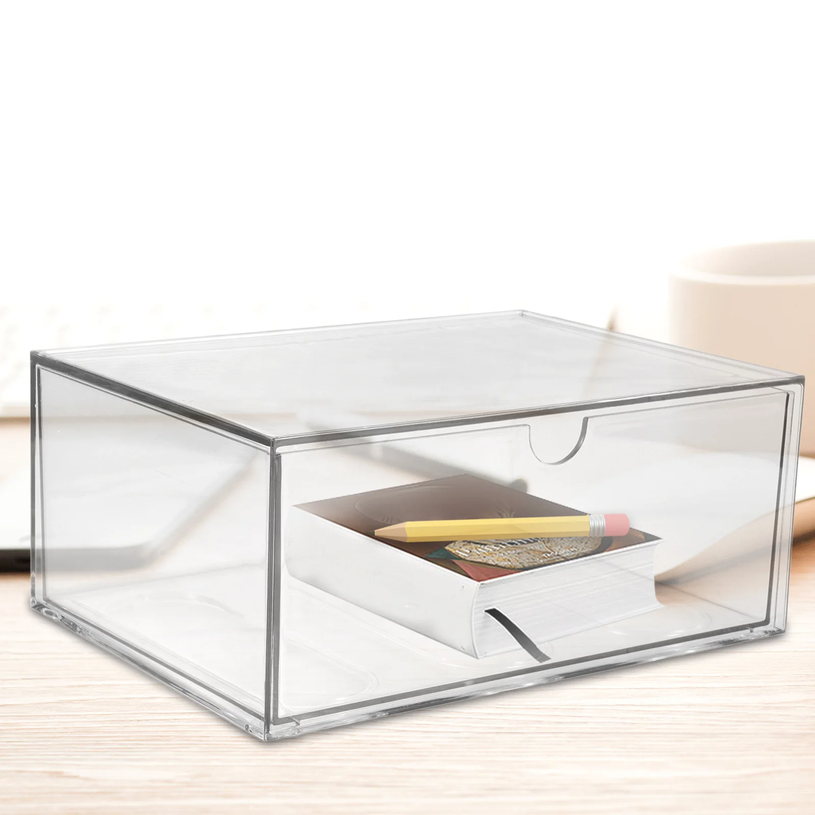 

Desk Organizer Desktop Storage Drawer Pet Material Jewelry Makeup Organizer Drawers Office Desk Organization