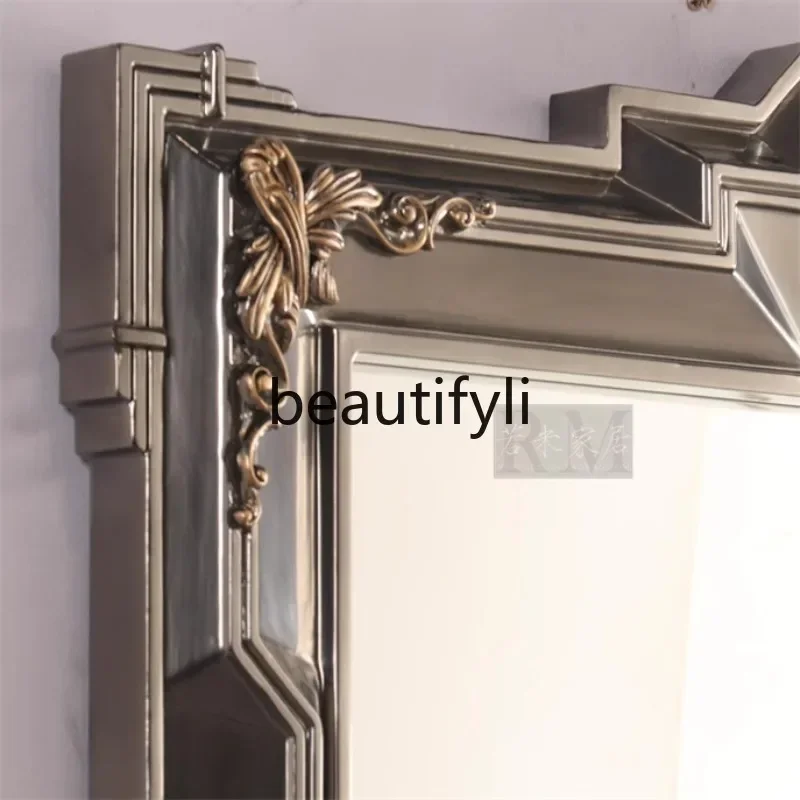 

ss K178 ss25 modernlight luxury dining room mirror living room entrance horizontal and vertical simple villa hanging mirror deco