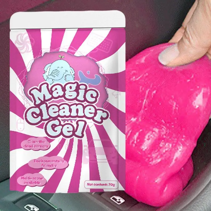 Car Cleaning Gel Computer Keyboard Clean Gel Automotive Dust Car Crevice Cleaner Slime Auto Air Vent Cleaning Putty For Keyboard