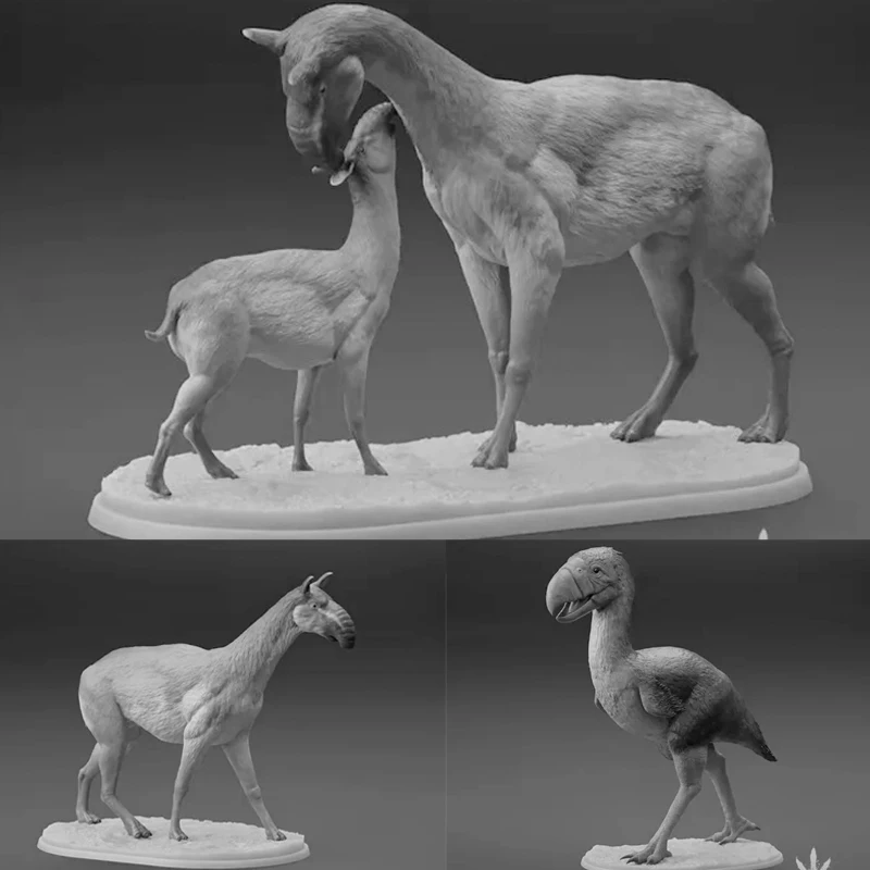 

1/35 15cm Macrauchenia patagonica Titanis Model Toy Modern Animals Model Gk Customize 3D Printing