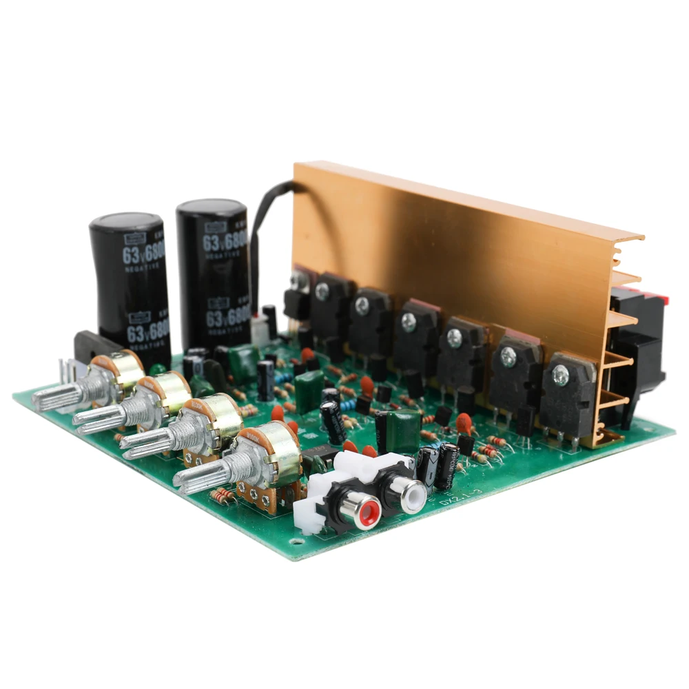 DX-2.1 duża płyta wzmacniacza audio kanałowy subwoofer dużej mocy podwójne kino domowe AC18V-24V DIY płyta maszyny dźwiękowej