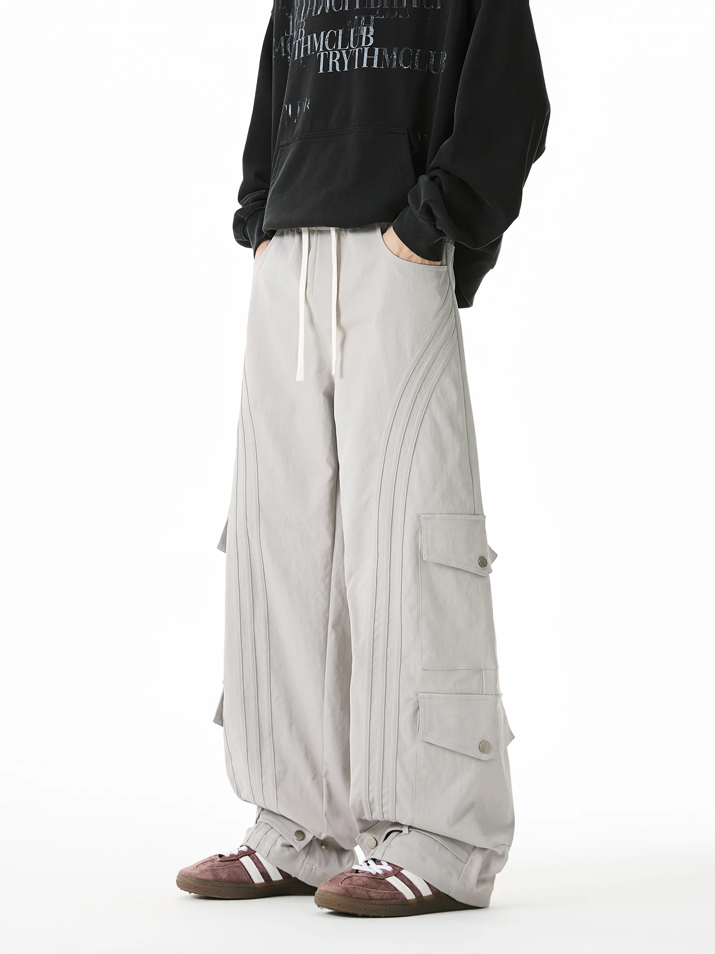 

Мужские повседневные брюки Boyue: модные, приталенные, удобные, всесезонные, прямые штаны для активного отдыха