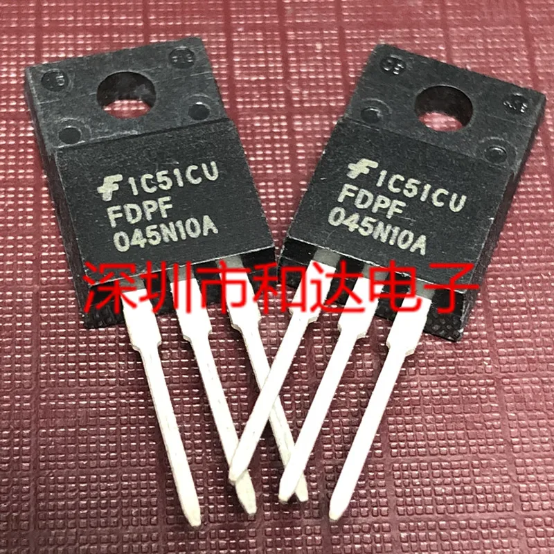 10 buah FDPF045N10A F 100V 67A