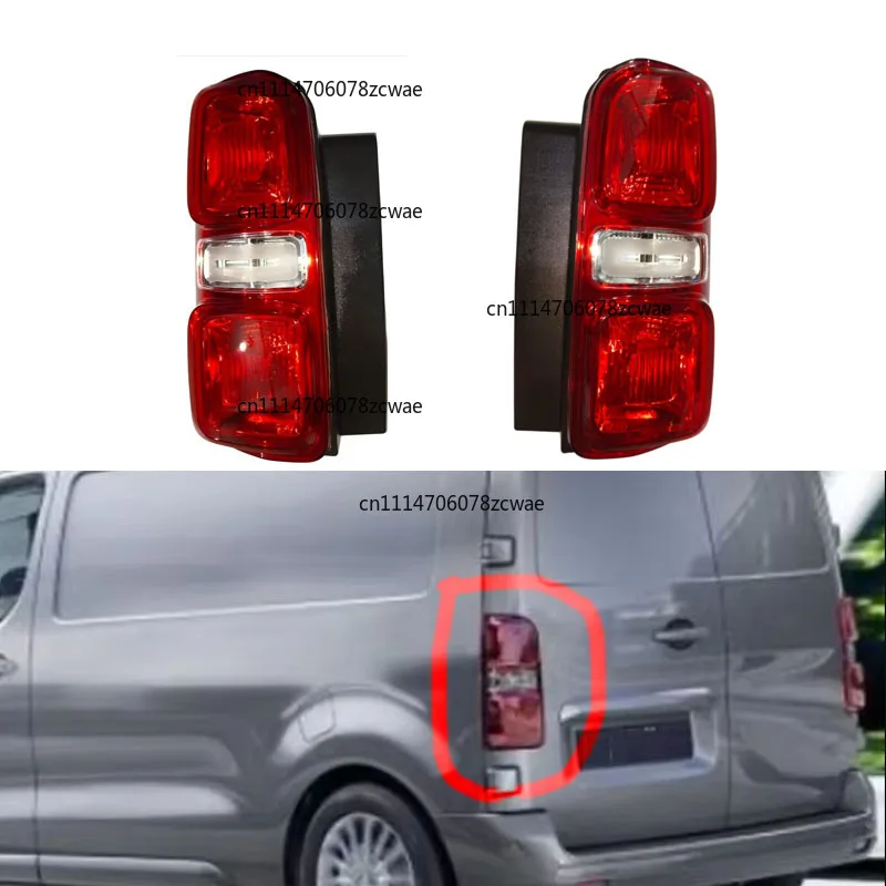 1Pc Tail Light Assembly Left/Right For Vauxhall Vivaro 2019- 2026 Rear Light For Citroen Dispatch For Peugeot Expert 2016- 2024