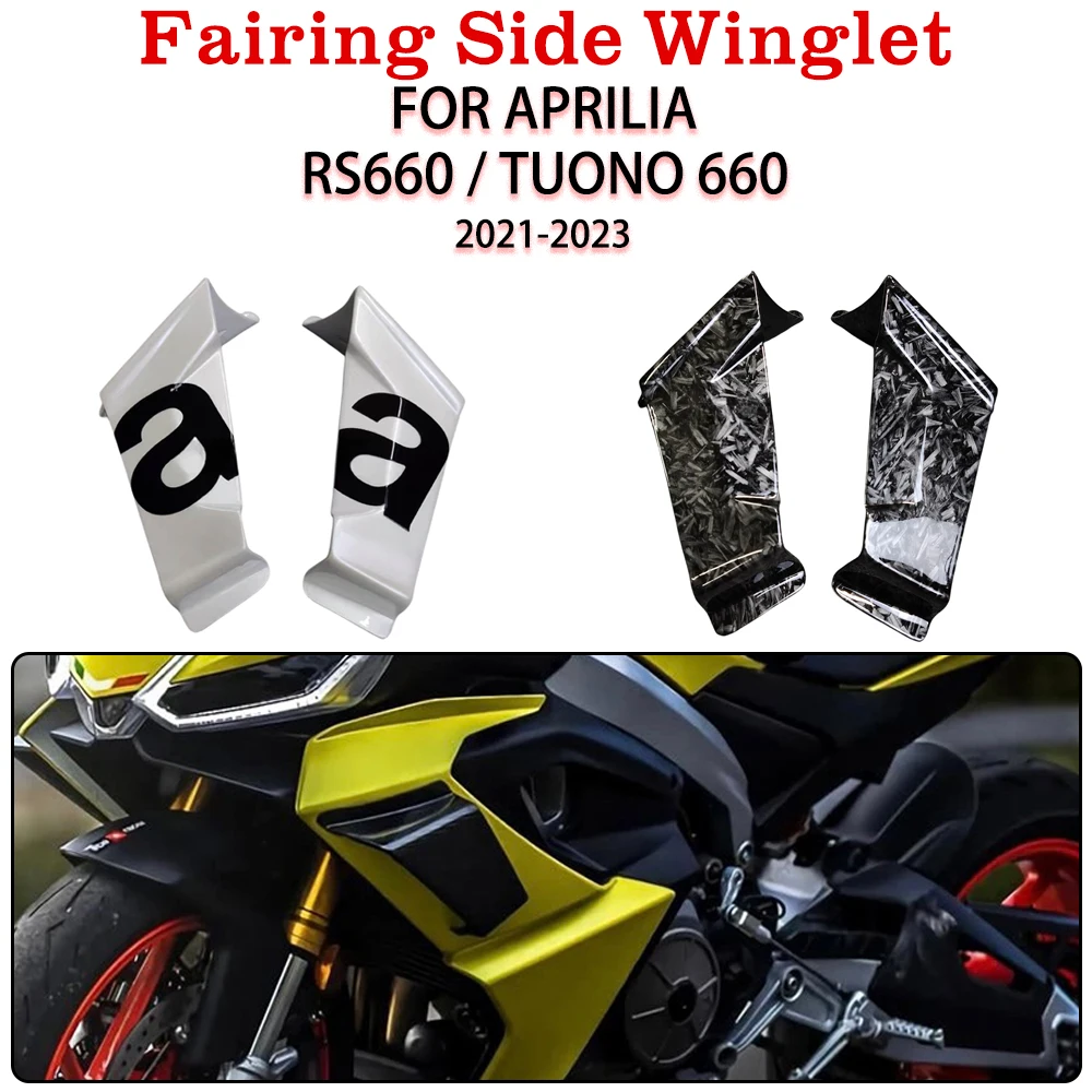 

For Aprilia RS660 TUONO 660 2021 2022 2023 Motorcycle Accessories Wind Wing Air Deflector Winglet Aerodynamic Wing Kit Spoiler