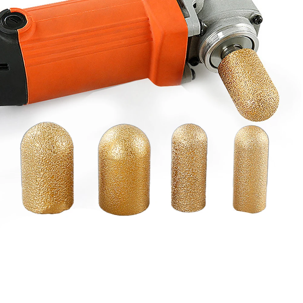 1 Pcs Diamond Brazed Finger Bit Grinding Wheel Milling Cutter Trimming Grinding Head Angle Grinder Polishing Rod