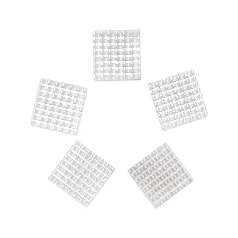 Disipador de calor de aluminio para refrigeración de chips, radiador de 28x28x15mm, 28x28x15mm, 10 o 1 piezas