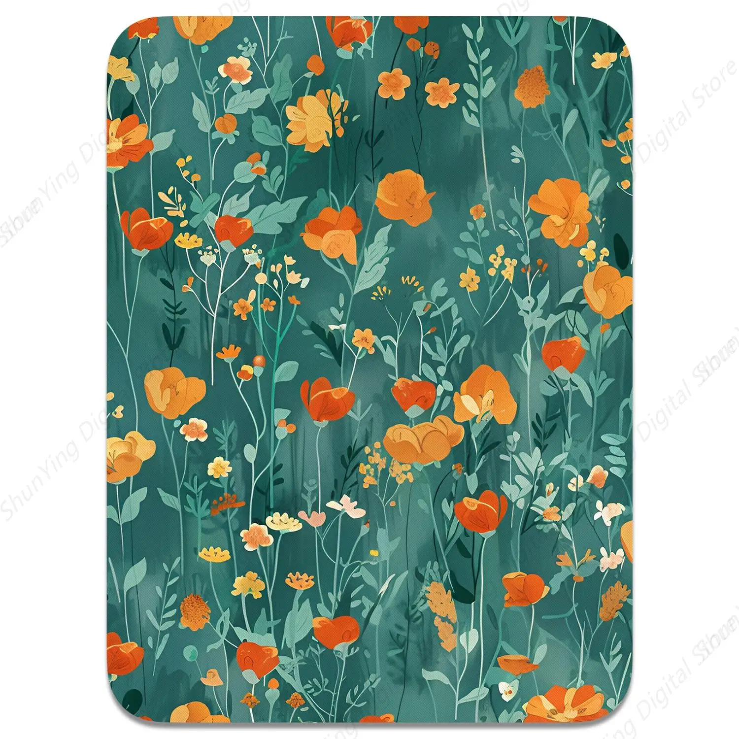 

Small Yellow Flower Mouse Pad Rubber Anti Slip Durable Mouse Pad Suitable For Gaming Office Laptops 25*30cm