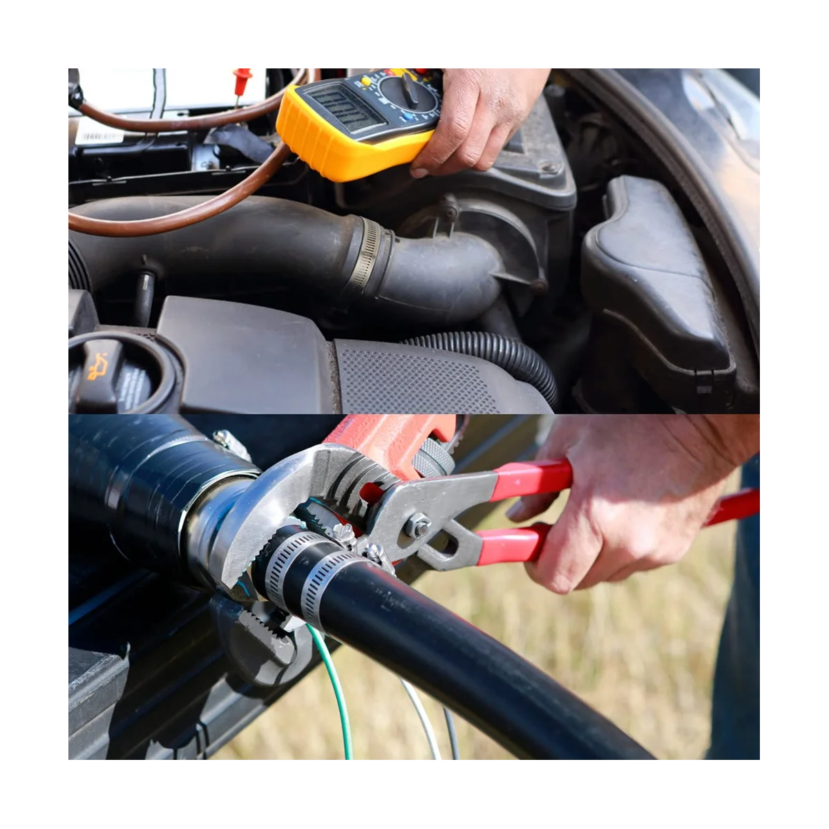 Шланговый зажим из нержавеющей стали Φ, шланг-зажим для трубы 9,84 фута, регулируемая лента с 10 штуками крепления