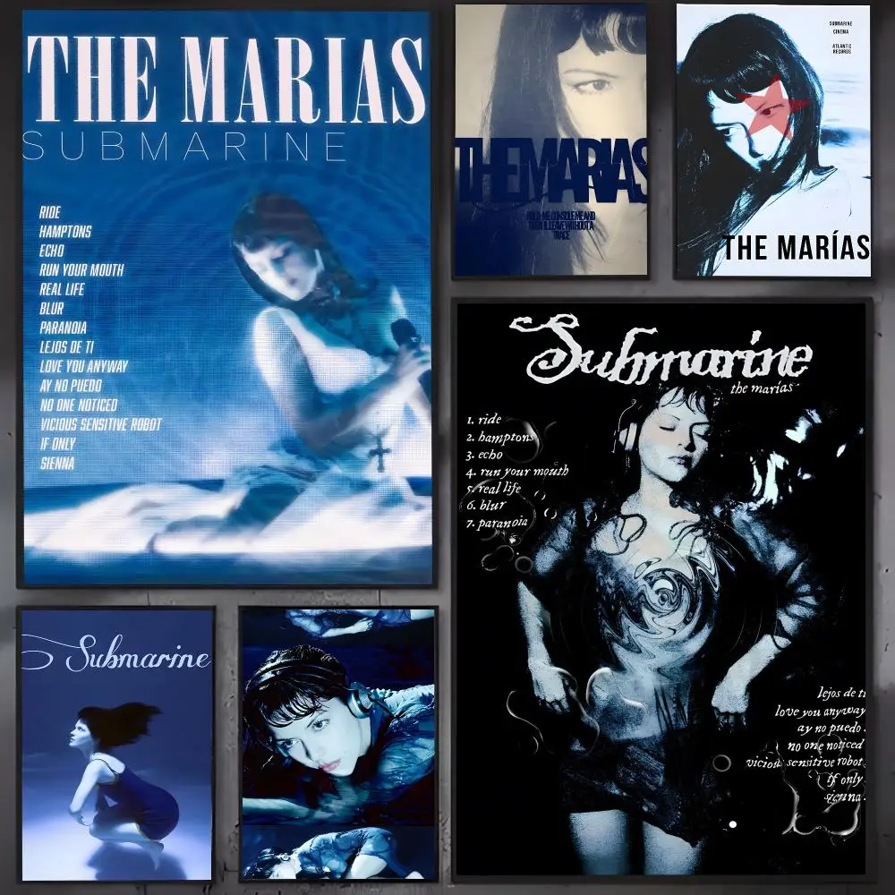 Album Art S-Submarine The Marias Poster PC Hot Poster Art HD Canvas AAA Advanced Aesthetic Printing Paper Wall Art For Living Ro
