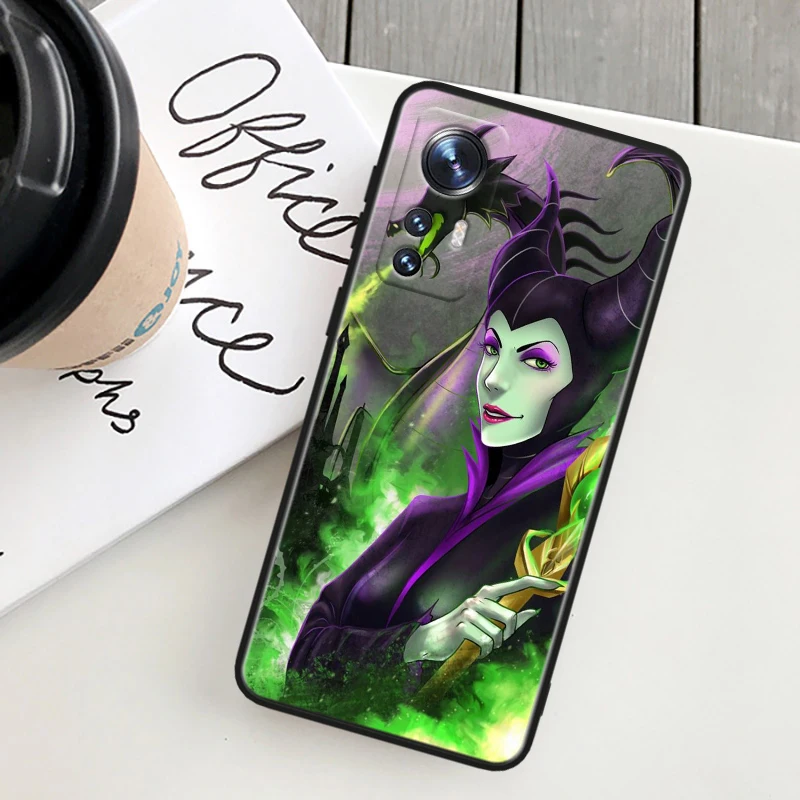 Disney Poison Queen For Xiaomi Mi 10T 10S 9T 9 SE 8 A3 A2 A1 6X 5X CC9E Note 10 Lite Pro Mix 3 Black Soft Phone Case