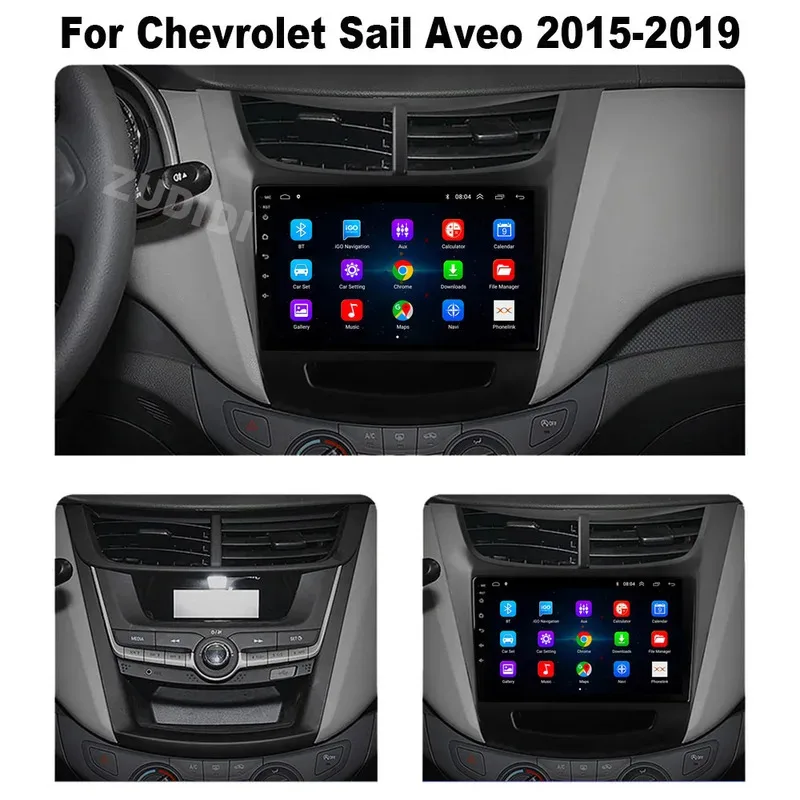 Android 15 Car Stereo Radio Multimedia Video Player For Chevrolet Sail Aveo 2015 2016 2017 2018 2019 GPS Navigation 4G