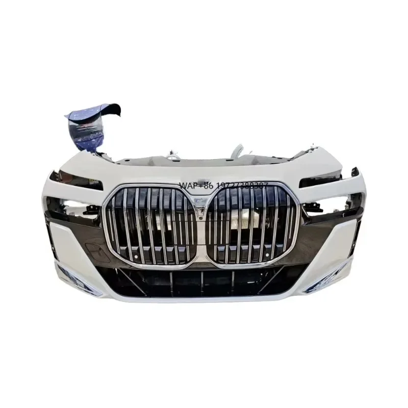 For New 7 Series G70 Original Front Nose Assembly Front Bumper Grille Headlight Fog Lamp Water tank Frame Condenser Beam