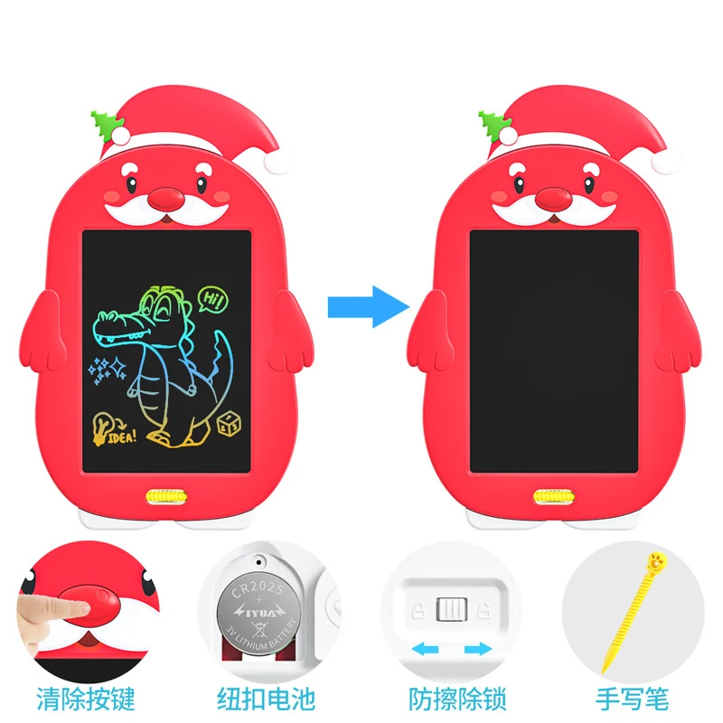 8.5Inch Cartoon Drawing Board LCD Screen Writing Tablet Handwriting Pad Writing Board Toys for Kids Christmas Gift L21