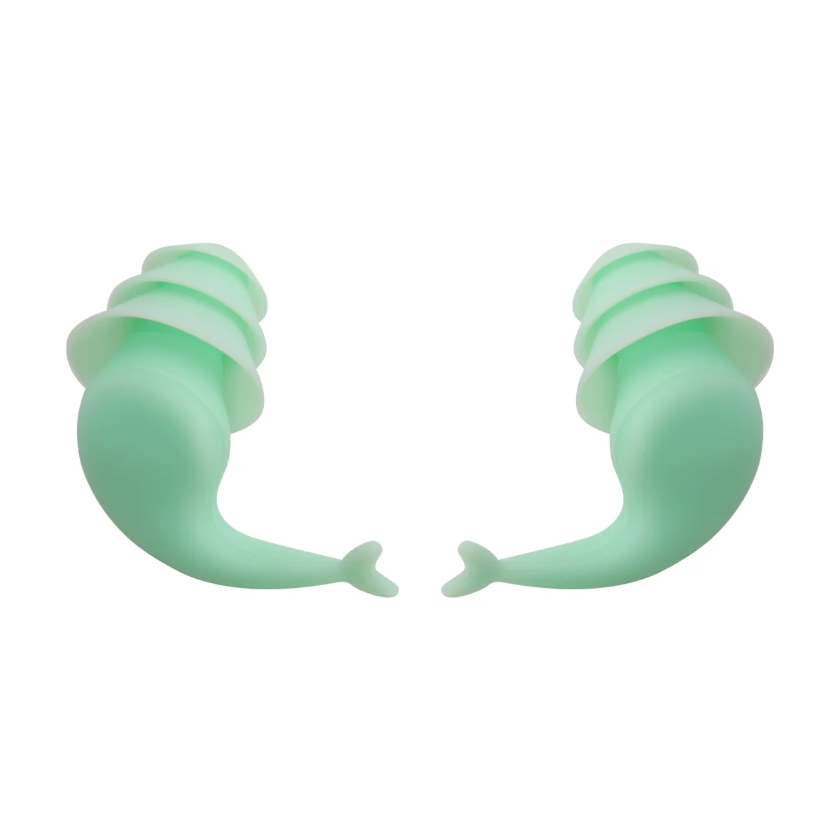 Grandes tampões de ouvido ultra confortáveis à prova d'água, tampões de ouvido de natação, tampões de silicone reutilizáveis para esportes aquáticos, 3 pares