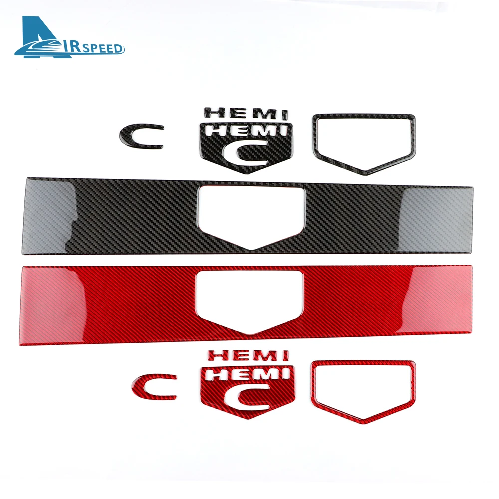 Real Soft Carbon Fiber For Chrysler 300 300C 2005 2006 2007 LHD Glove Box Handle Co-Pilot Dashboard Panel Trim Strip Sticker